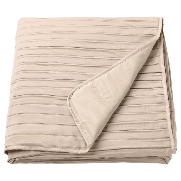 Покрывало, бежевый 260x250 см IKEA VEKETÅG ВЕКЕТОГ 903.928.81 - фото 1
