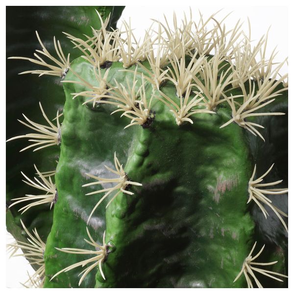 Искусственное растение в горшке ФЕЙКА, кактус (24 см) - схема-чертеж с размерами