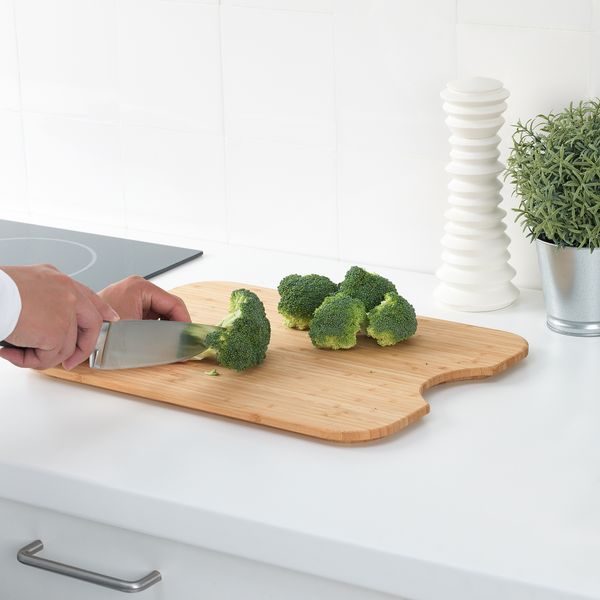 Доска разделочная, бамбук, 42x31 см IKEA HÖGSMA ХЭГСМА 904.466.19 - фото 4