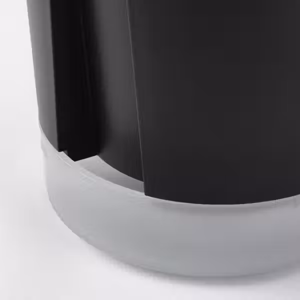 VÅRDTRÄD ВОРДТРЭД Горшок с самополивом - д/дома/улицы прозрачный/антрацит 12 см - фото 4