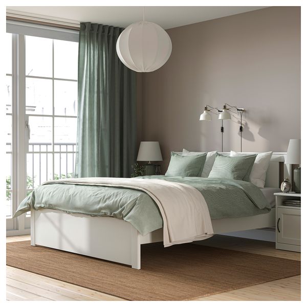 Каркас кровати, белый, 160x200 см IKEA SONGE СОНГЕSAND СОНГЕСАНД 603.725.06 - фото 4