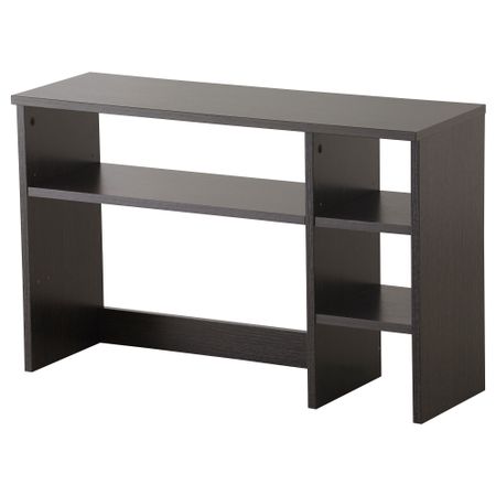 Настольная полка ТОДАЛЕН, черно-коричневый (80x50 см)