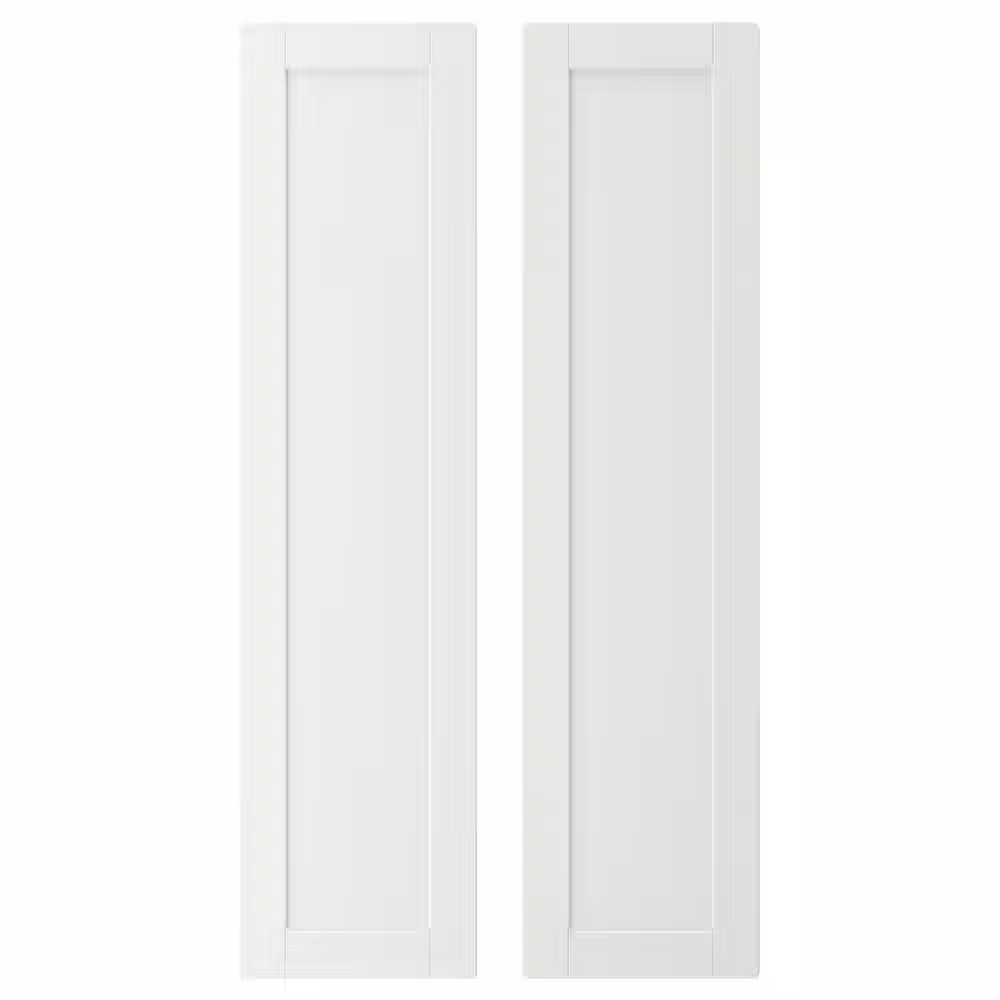 SMÅSTAD Дверь - белый/с рамой 30x120 см - фото 1