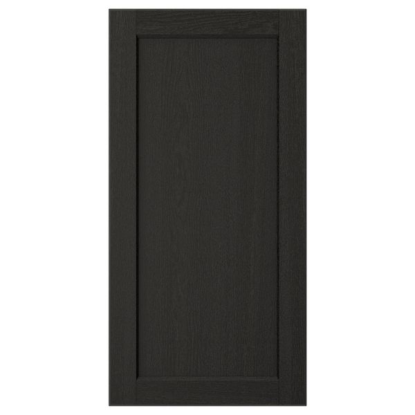 Дверь, черная морилка 40x80 см IKEA LERHYTTAN ЛЕРХЮТТАН 203.564.95 - фото 1