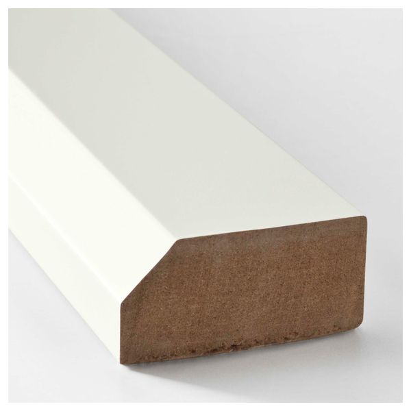 Профильный декоративный карниз ФОРБЭТТРА, белый (221 см) - схема-чертеж с размерами