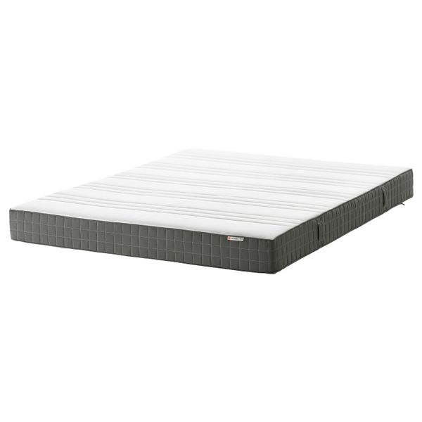 Пенополиуретановый матрас, жесткий/темно-серый 140x200 см IKEA MORGEDAL МОРГЕДАЛЬ 904.498.06 - фото 3