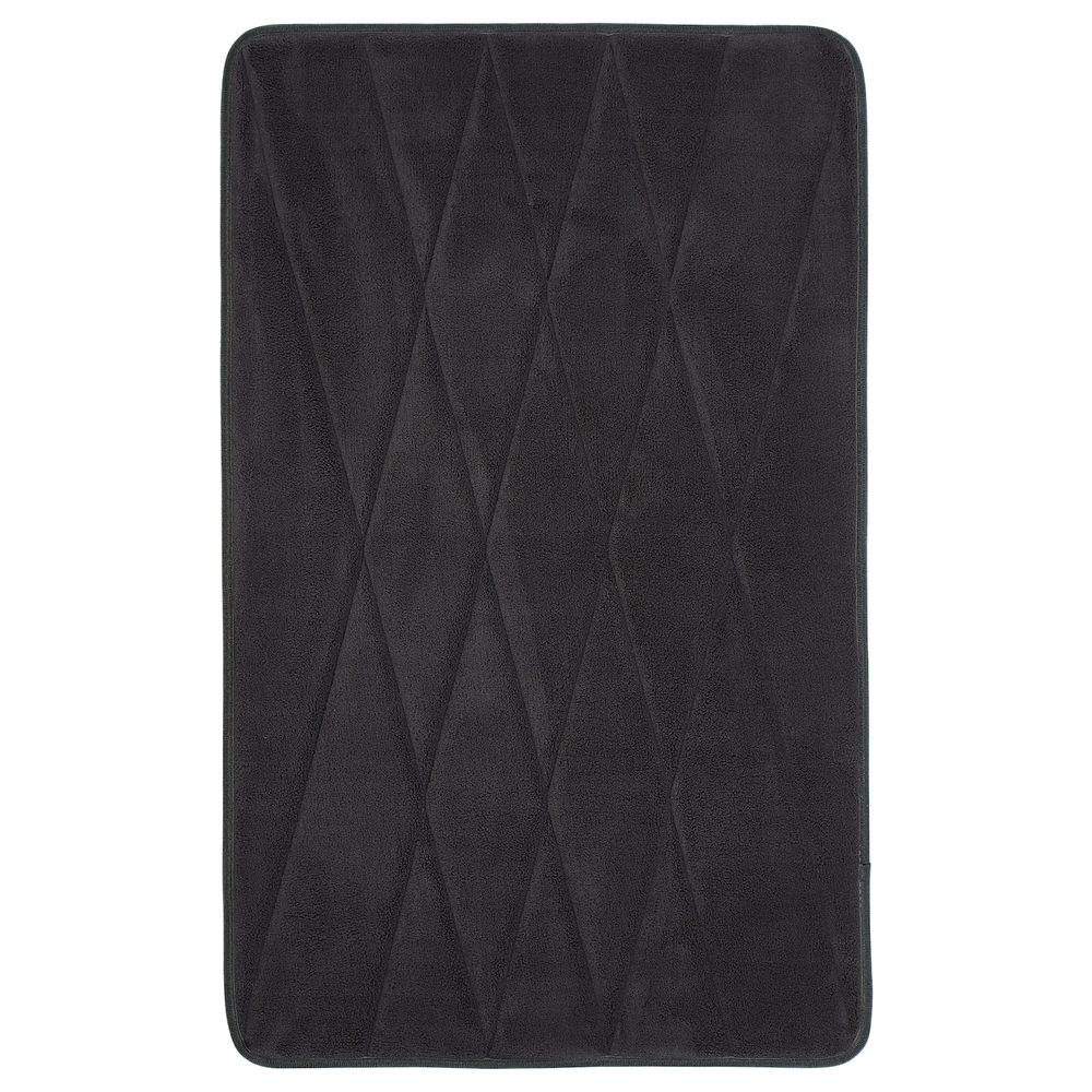 Коврик для ванной, антрацит 50x80 см IKEA UPPVAN УППВАН 604.556.29 - фото 1