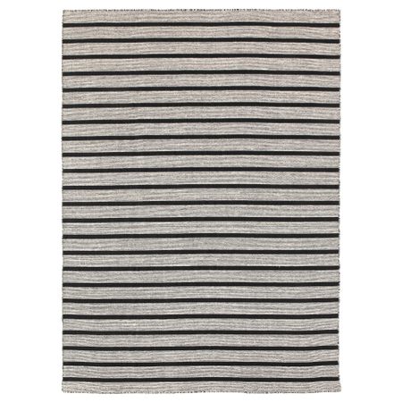 Ковер, безворсовый РАСКМОЛЛЕ, ручная работа черный черный (170x240 см)