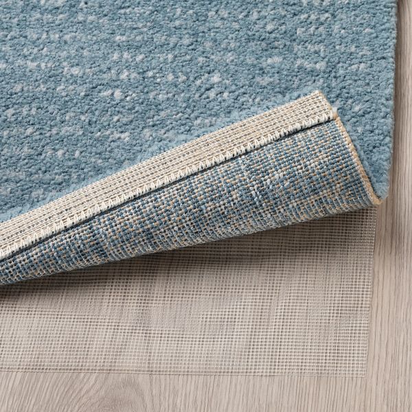 Ковер, короткий ворс, голубой 133x195 см IKEA LANGSTED ЛАНГСТЕД 504.951.74 - схема-чертеж с размерами