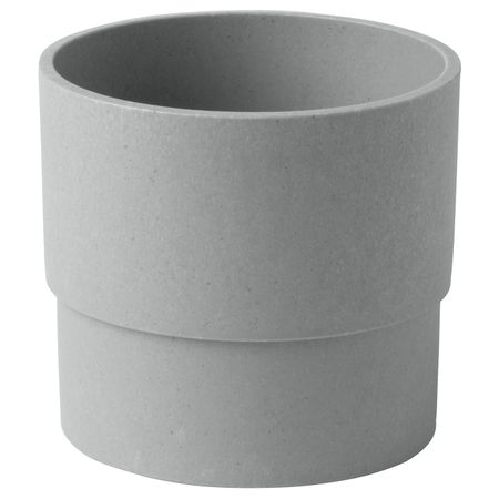 Кашпо, для дома/улицы серый, 9 см IKEA НИПОН 203.956.18