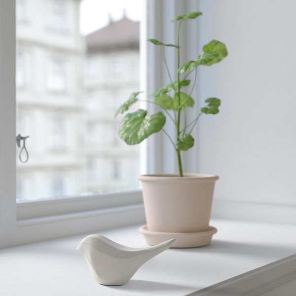 Декоративная птичка, для дома, улицы белый с оттенком IKEA VÄLARTAD ВЭЛАРТАД 805.002.11 - фото 2