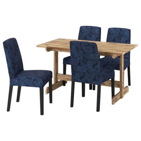 Стол и 4 стула IKEA BERGMUND БЕРГМУНД, NACKANÄS 795.695.03