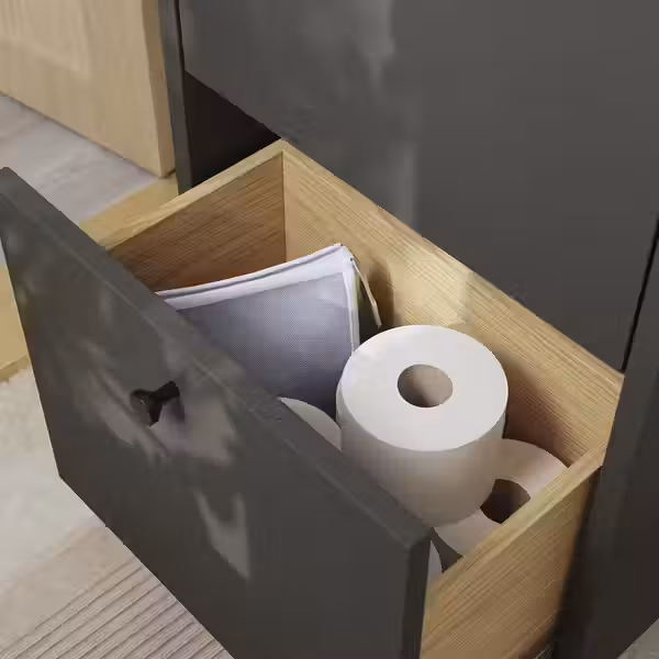 HAVBÄCK / ORRSJÖN ОРРШЁН Шкаф с ящиками/раковина/смеситель - фото 3