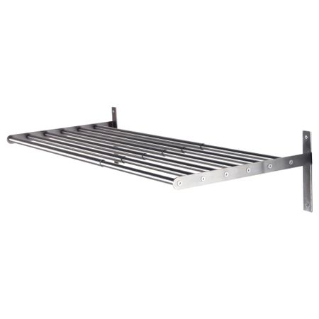 Сушилка для белья, настенная ГРУНДТАЛЬ, нержавеющ сталь (67-120 см)