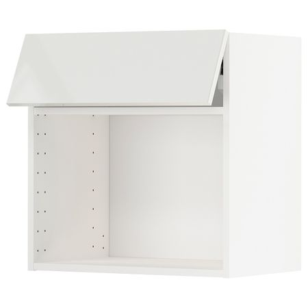 Навесной шкаф для/СВЧ,нажимн механизм, белый/Рингульт белый 60x60 см IKEA METOD МЕТОД 993.939.80