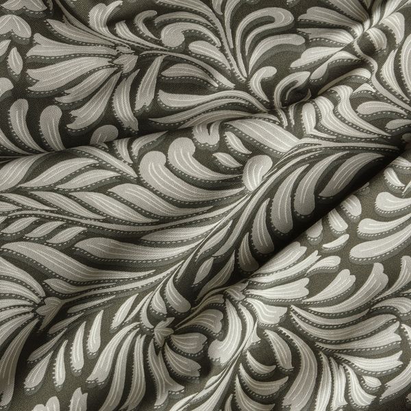 Гардины, 2 шт., 145x300 см, темно-зеленый/лист IKEA TRÅGSPINNARE 405.319.26 - фото 3