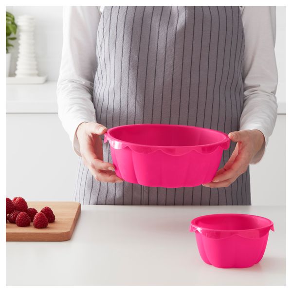 Форма для выпечки, 2 предмета СОККЕРТАКА, розовый - фото 2