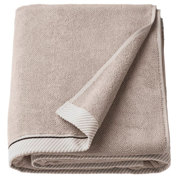 Простыня банная, темно-бежевый 100x150 см IKEA VIKFJÄRD ВИКФЬЕРД 304.784.15 - фото 1