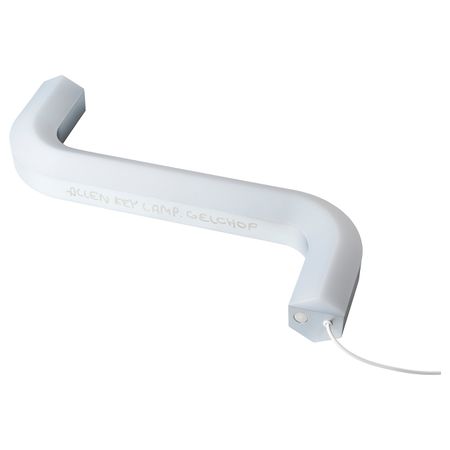 Настольная лампа, светодиодная, форма шестигранного ключа серебристый/USB IKEA ИКЕА АРТ-ИВЕНТ 2021 604.918.73