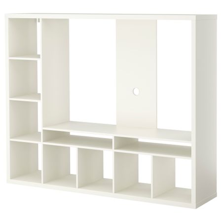 Шкаф для ТВ ЛАППЛАНД, белый (183x147 см)