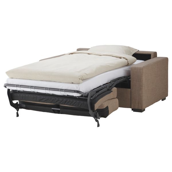 Диван-кровать 2-местная КЛАГСТОРП / ЛЭННЭС, Бальг светло-коричневый - фото 3