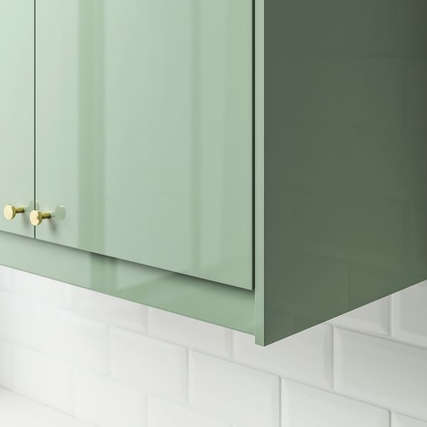 Карниз декоративный закругленный, глянцевый светло-зеленый, 221 см IKEA КАЛЛАРП 404.371.08 - фото 3