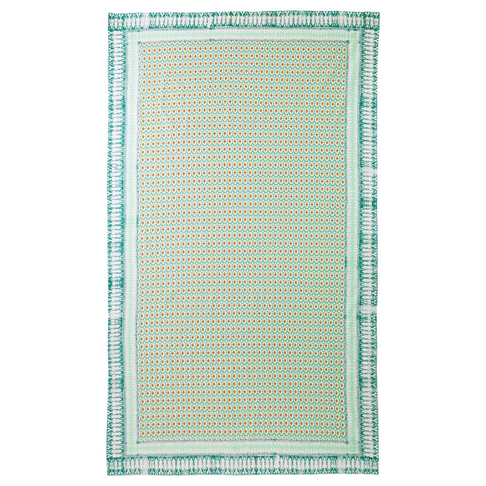 Скатерть СОММАР 2017, зеленый, розовый (145x240 см) - фото 1