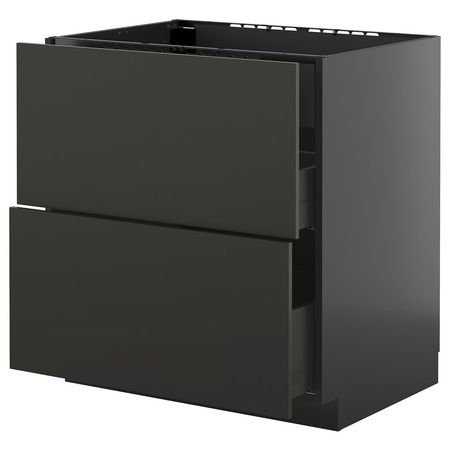 METOD / KNIVSHULT Шкаф д/варочн панели/вытяжка/ящик