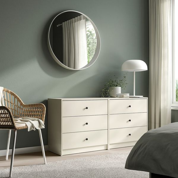 GURSKEN Комод с 3 ящиками - светло-бежевый 69x67 см - фото 3