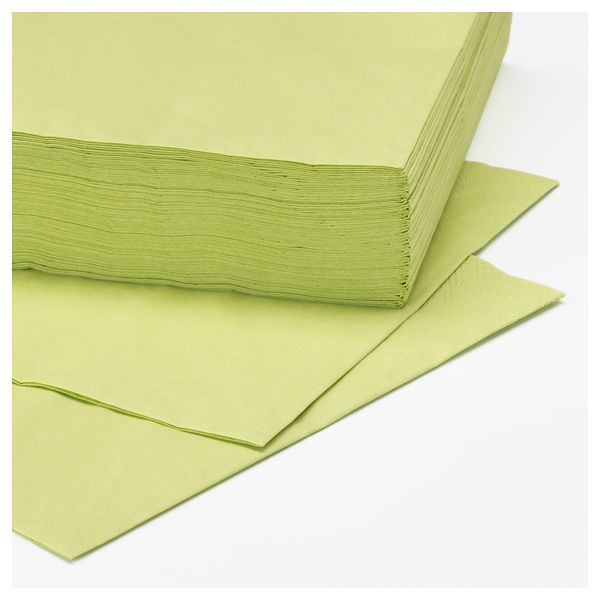 Салфетка бумажная ФАНТАСТИСК, светло-зеленый (40x40 см 50 шт) - схема-чертеж с размерами