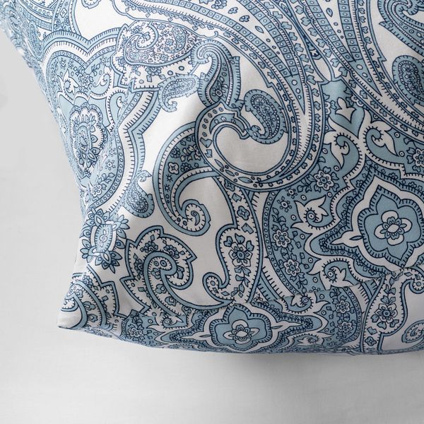 Наволочка, белый, синий 50x70 см IKEA JÄTTEVALLMO ЙЭТТЕВАЛЛМО 204.342.62 - фото 3