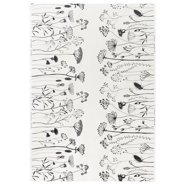 Ткань ПИЛОРТ, белый/черный (150 см) - схема-чертеж с размерами