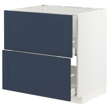 Напольный шкаф под мойку + 2 фасада, 2 ящик IKEA METOD МЕТОД, MAXIMERA МАКСИМЕРА 694.029.57