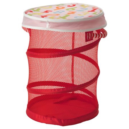 Сетчатая корзина с крышкой КУСИНЕР, красный