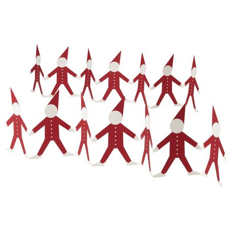 Украшение, Санта Клаус/бумага красный IKEA VINTER 2021 ВИНТЕР 2021 405.018.49