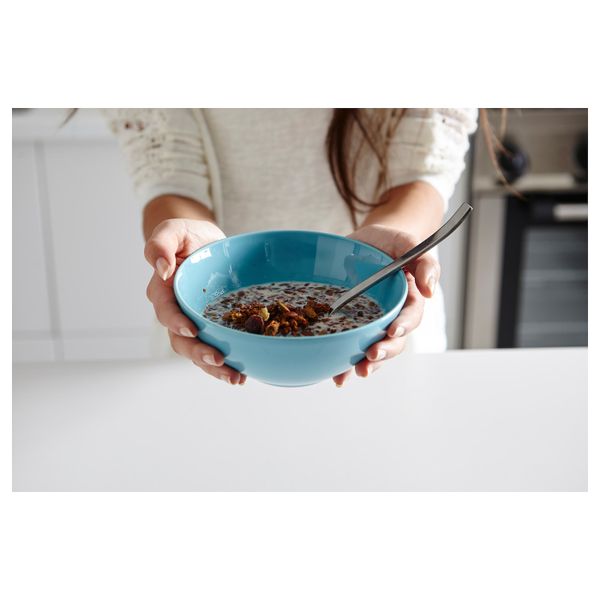 Миска, каменная керамика/бирюзовый 16 см IKEA FÄRGRIK ФЭРГРИК 904.639.15 - схема-чертеж с размерами