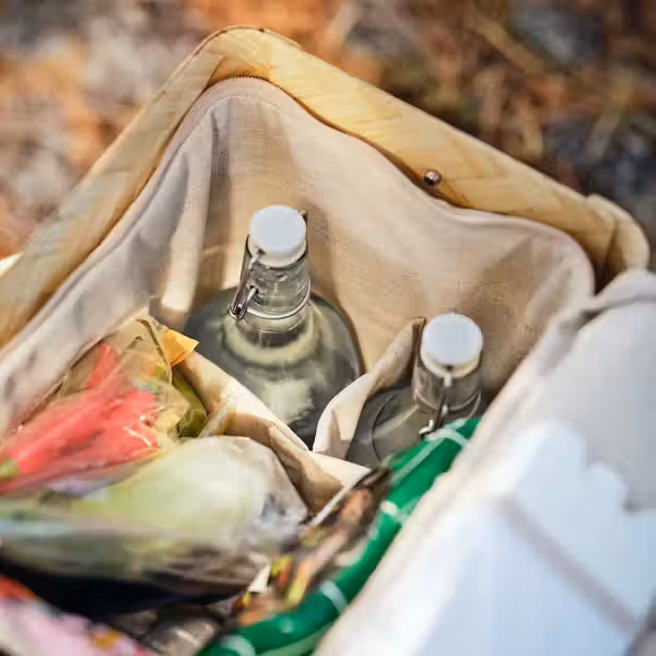 SOLUPPGÅNG Корзина-холодильник - бамбук - фото 2