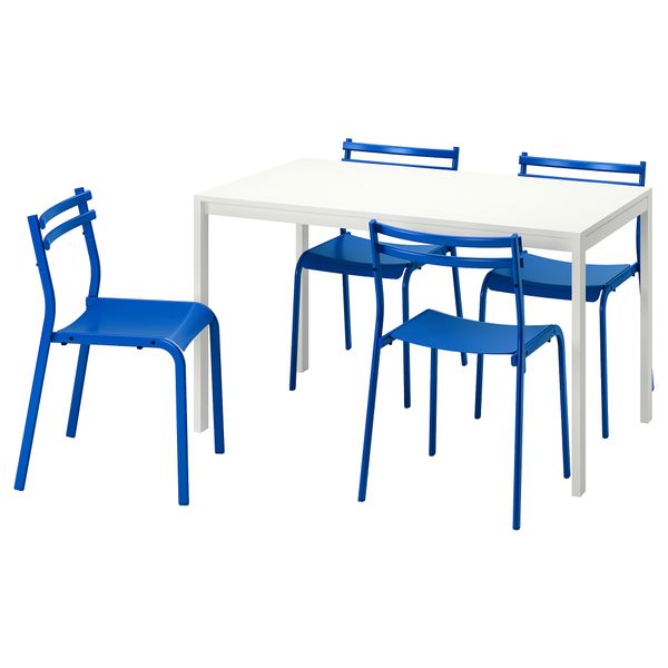 Стол и 4 стула IKEA MELLTORP МЕЛЬТОРП, GENESÖN 795.363.48 - фото 1