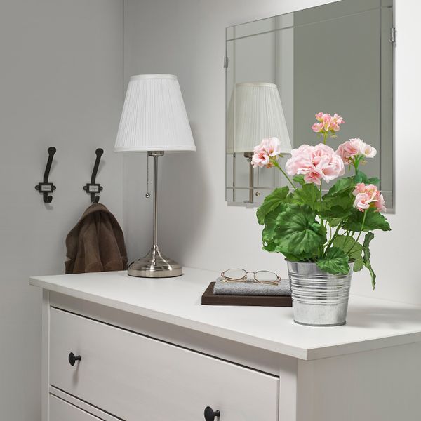 Искусственное растение в горшке, для дома, улицы/Герань розовый 12 см IKEA FEJKA ФЕЙКА 703.953.24 - фото 3