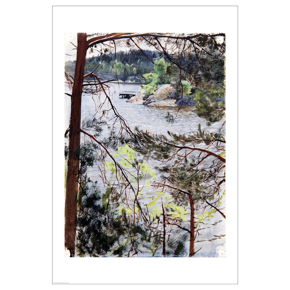 Постер СВАНЕСУНД, Кирквикен в Лидингё (61x91 см) - фото 1