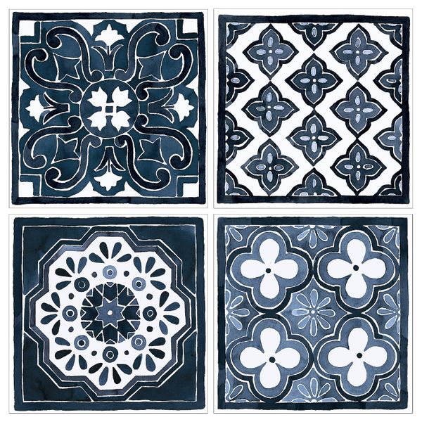 Картина, Синие узоры 30x30 см IKEA ПЬЕТТЕРИД 704.382.72 - фото 1