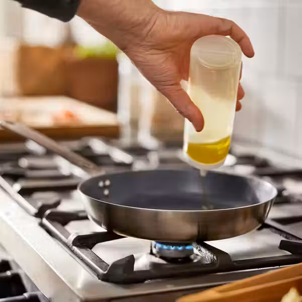 HEMKOMST ХЕМКОМСТ Сковорода - нержавеющ сталь/антипригарное покрытие 24 см - фото 3