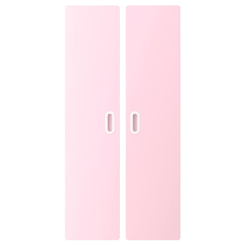 Дверь, светло-розовый 60x128 см 2 шт IKEA FRITIDS ФРИТИДС 003.867.52 - фото 1