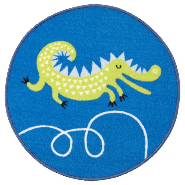 Ковер, короткий ворс БУЛЛРИГ, синий (67 см) - фото 1