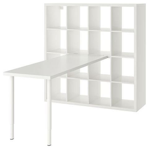 KALLAX / LAGKAPTEN Стол, комбинация - белый 147x179x147 см