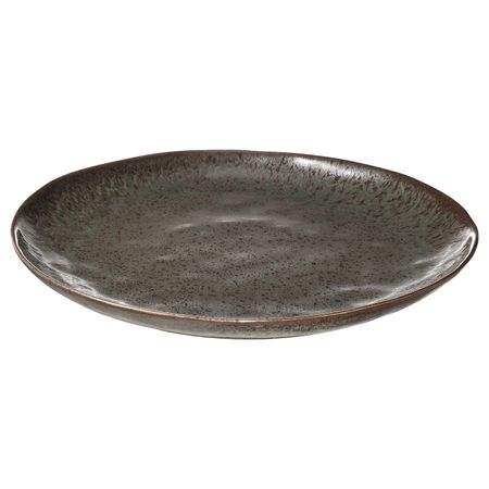 Блюдо, бирюзовый/коричневый 34 см IKEA ERTAPPAD ЭРТАППАД 404.967.01