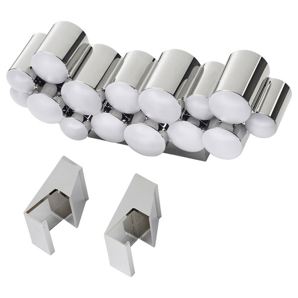 Светодиодная подсветка шкафа/стены, светло-серый/хромированный IKEA СЁДЕРСВИК 103.610.15 - фото 1