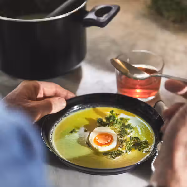 HEMLAGAD Кастрюля с крышкой - антипригарное покрытие чёрный 3 л - фото 6