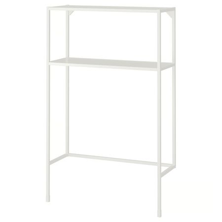 ENHET Каркас с полками д/стиральн машины - белый 80x30x129 см