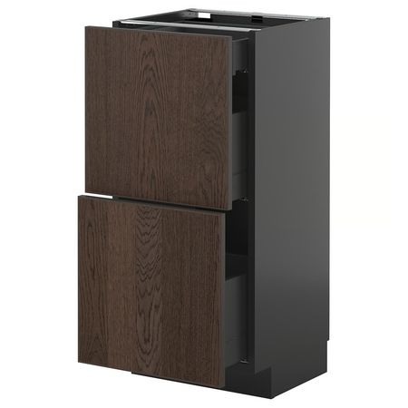 METOD / KNIVSHULT Напольный шкаф/2 фасада/3 ящика